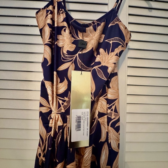 PatBo Raffia Stargazer Floral MIDI Dress - Picture 7 of 7